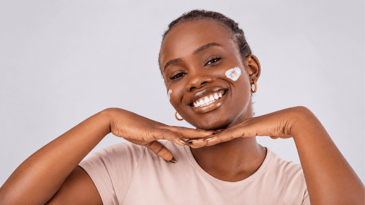 An hydrated skin image
