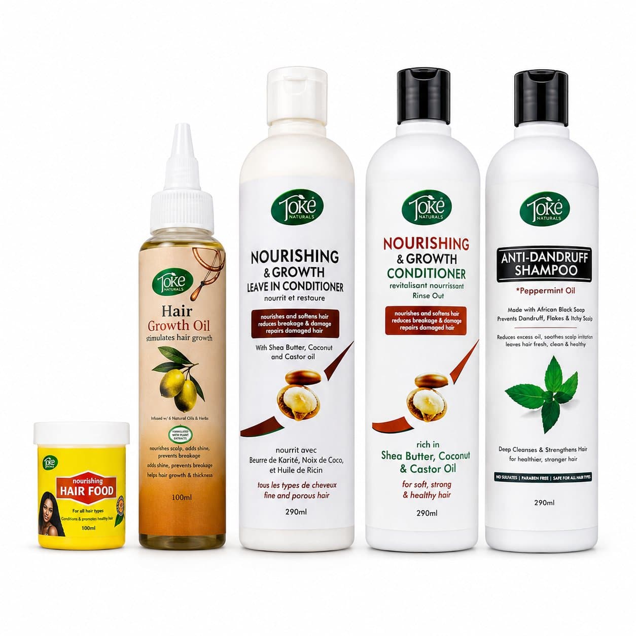 Toke Natural Scalp Rescue & Growth Set (Anti-Dandruff)