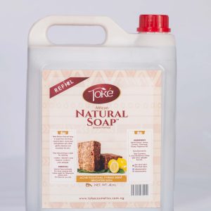 Toke Natural Soap 4Ltrs (Orange)with AHA