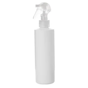 8 OZ White Plastic Bottle