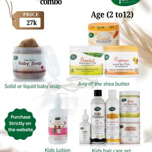 Kids Skin & Hair Care Set Combo.